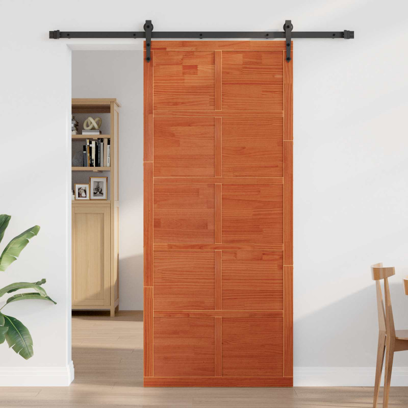 Drzwi do stodoły Sosna woskowana 90 x 2,5 x 208 cm
