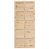 Drzwi do stodoły naturalny 80 x 2,5 x 208 cm