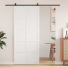 Drzwi do stodoły Biały 80 x 2,5 x 208 cm Lite drewno sosnowe
