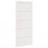 Drzwi do stodoły Biały 80 x 2,5 x 208 cm Lite drewno sosnowe