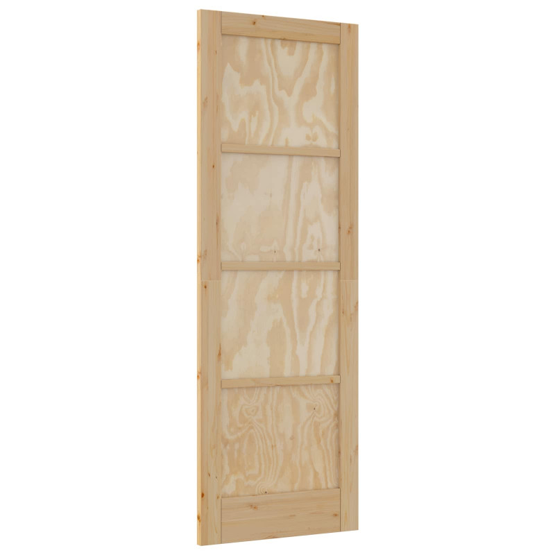 Drzwi wewnętrzne naturalny 73,5 x 211 cm sklejka