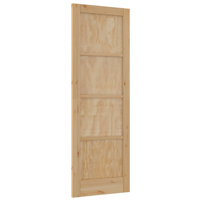 Drzwi wewnętrzne naturalny 73,5 x 211 cm sklejka