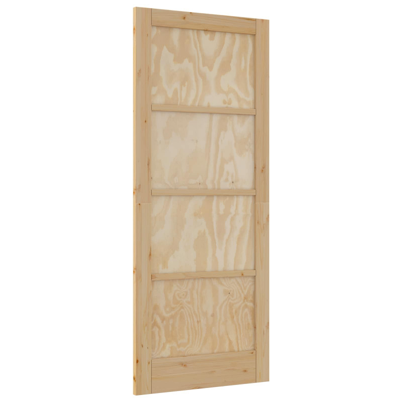 Drzwi wewnętrzne naturalny 83 x 202 cm sklejka