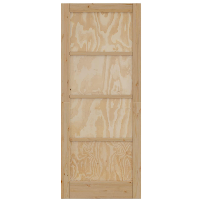 Drzwi wewnętrzne naturalny 83 x 202 cm sklejka