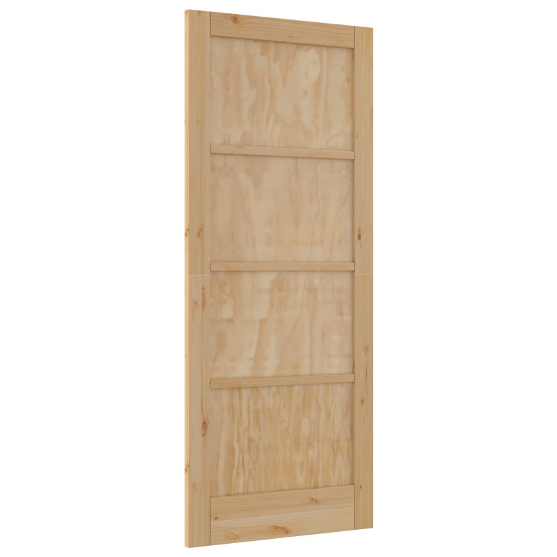 Drzwi wewnętrzne naturalny 83 x 202 cm sklejka