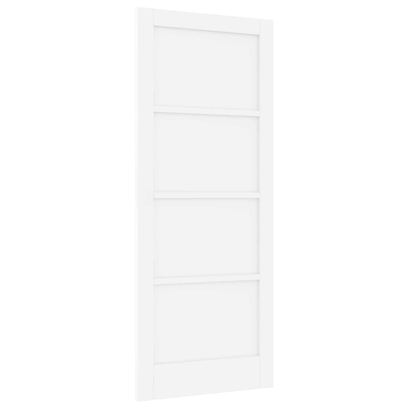 Drzwi wewnętrzne Biały 83 x 202 cm sklejka