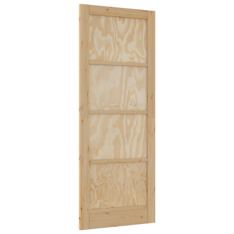 Drzwi wewnętrzne naturalny 83 x 211 cm sklejka