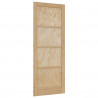 Drzwi wewnętrzne naturalny 83 x 211 cm sklejka