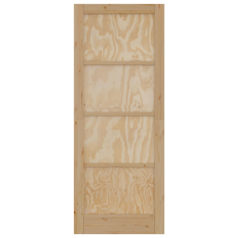 Drzwi wewnętrzne naturalny 83 x 211 cm sklejka