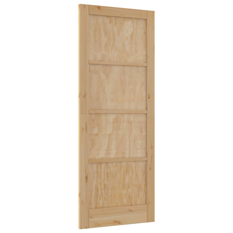 Drzwi wewnętrzne naturalny 83 x 211 cm sklejka