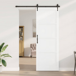 Drzwi wewnętrzne Biały 83 x 232 cm sklejka