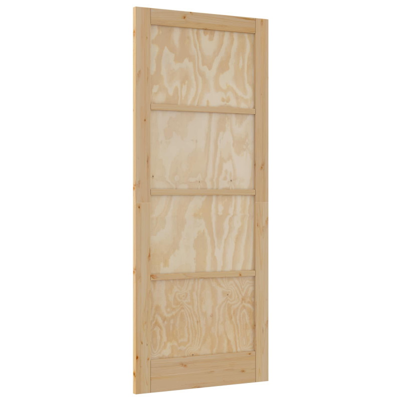 Drzwi wewnętrzne naturalny 86 x 211 cm sklejka