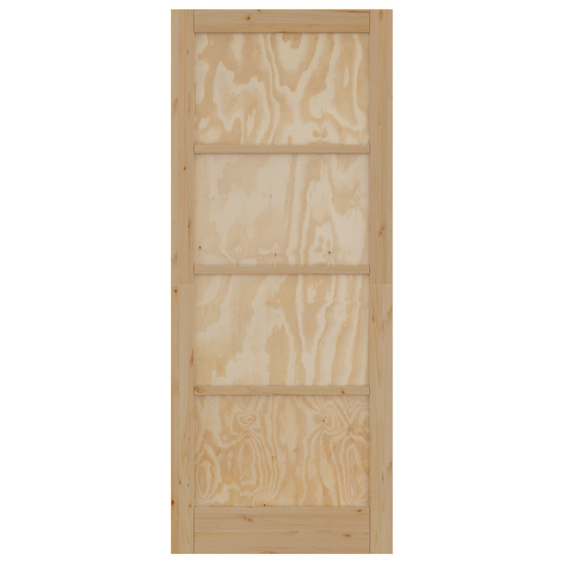 Drzwi wewnętrzne naturalny 86 x 211 cm sklejka