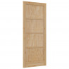 Drzwi wewnętrzne naturalny 86 x 211 cm sklejka