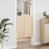 Drzwi wahadłowe 2 pcs naturalny Lite drewno sosnowe