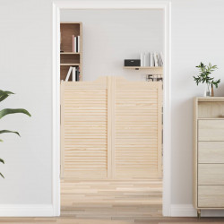 Drzwi wahadłowe 2 pcs naturalny Lite drewno sosnowe
