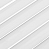 Drzwi wahadłowe Biały 100 x 40 cm Lite drewno sosnowe