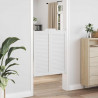 Drzwi wahadłowe 2 pcs Biały Lite drewno sosnowe