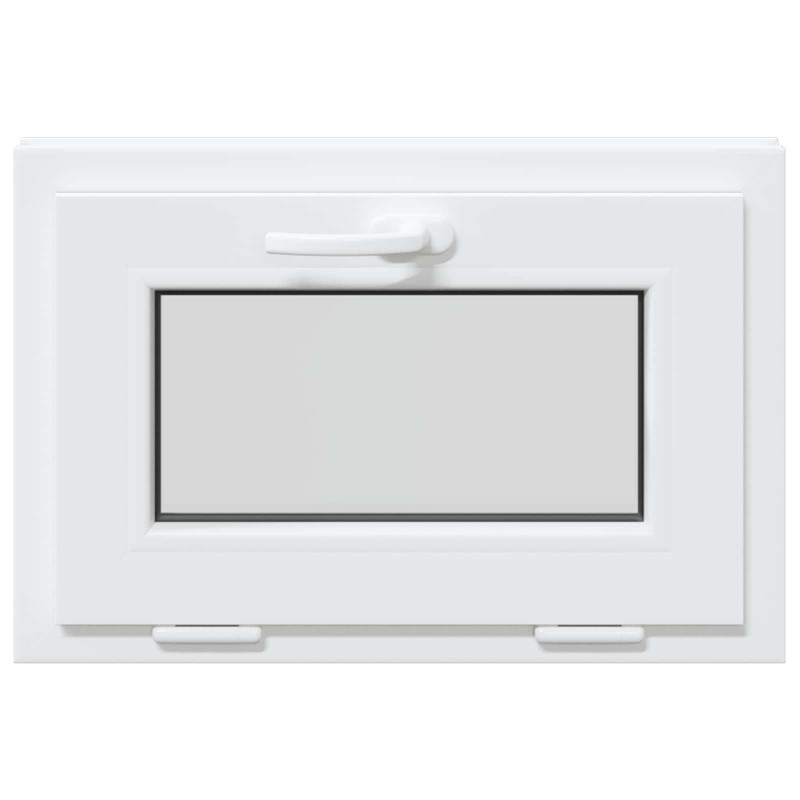 Okno piwniczne RISOR 60 x 40 cm PVC i szkło Biały