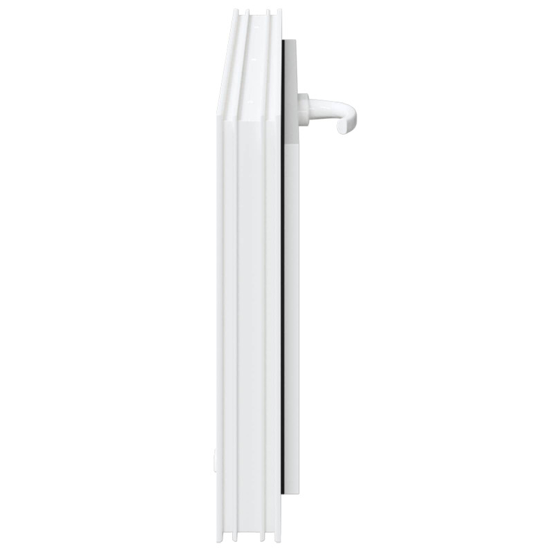 Okno piwniczne RISOR 80 x 40 cm PVC i szkło Biały