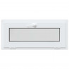Okno piwniczne RISOR 90 x 40 cm PVC i szkło Biały