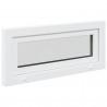Okno piwniczne RISOR 90 x 40 cm PVC i szkło Biały