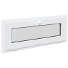 Okno piwniczne RISOR 100 x 40 cm PVC i szkło Biały