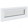 Okno piwniczne RISOR 100 x 40 cm PVC i szkło Biały
