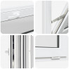 Okno piwniczne RISOR 100 x 40 cm PVC i szkło Biały