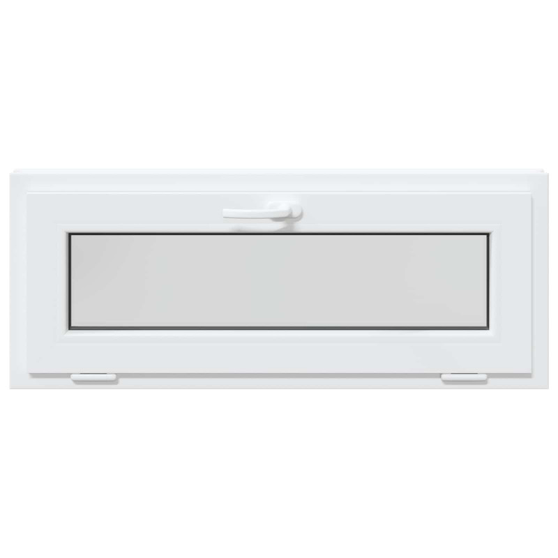 Okno piwniczne RISOR 110 x 40 cm PVC i szkło Biały