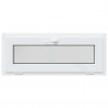 Okno piwniczne RISOR 110 x 40 cm PVC i szkło Biały
