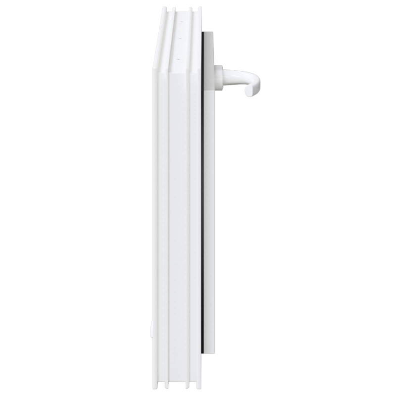 Okno piwniczne RISOR 60 x 40 cm PVC i szkło Biały