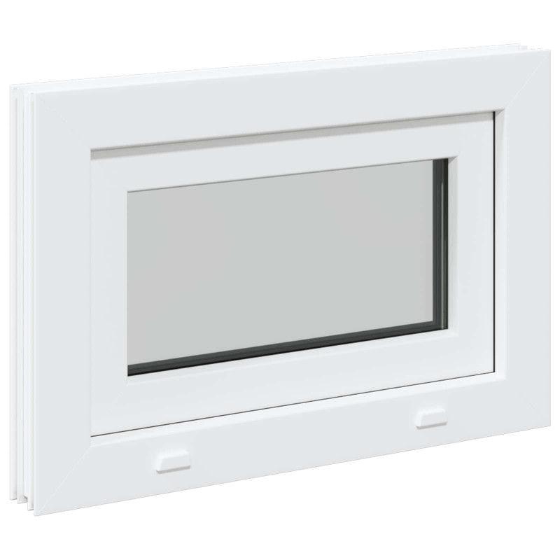 Okno piwniczne RISOR 60 x 40 cm PVC i szkło Biały