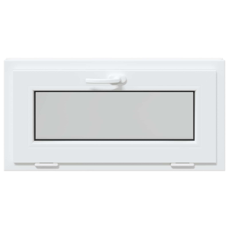 Okno piwniczne RISOR 80 x 40 cm PVC i szkło Biały