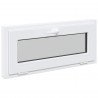 Okno piwniczne RISOR 90 x 40 cm PVC i szkło Biały