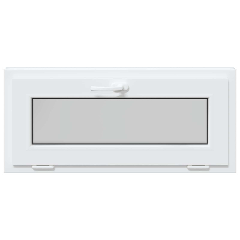 Okno piwniczne RISOR 90 x 40 cm PVC i szkło Biały