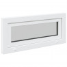 Okno piwniczne RISOR 90 x 40 cm PVC i szkło Biały