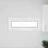 Okno piwniczne RISOR 110 x 40 cm PVC i szkło Biały