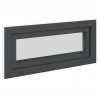 Okno piwniczne RISOR 90 x 40 cm PVC i szkło antracytowy