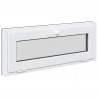 Okno piwniczne RISOR 110 x 40 cm PVC i szkło antracytowy
