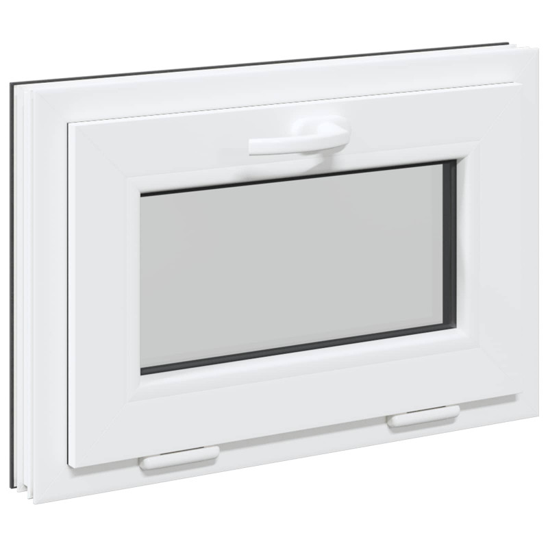 Okno piwniczne RISOR 60 x 40 cm PVC i szkło antracytowy