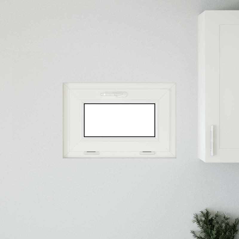 Okno piwniczne RISOR 60 x 40 cm PVC i szkło antracytowy