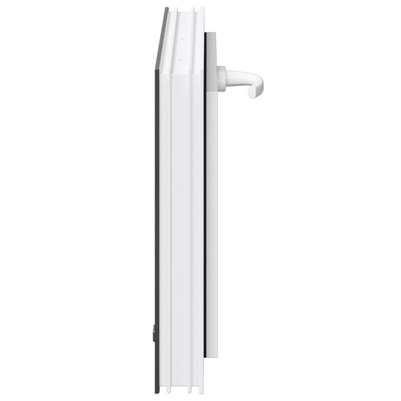 Okno piwniczne RISOR 60 x 40 cm PVC i szkło antracytowy