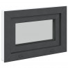 Okno piwniczne RISOR 60 x 40 cm PVC i szkło antracytowy