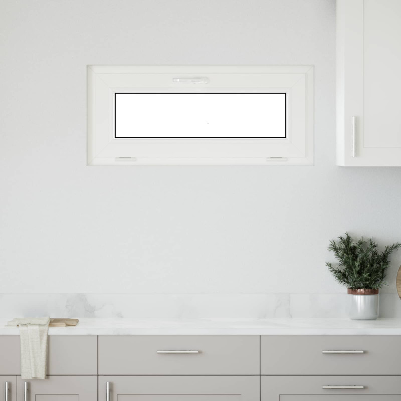 Okno piwniczne RISOR 90 x 40 cm PVC i szkło antracytowy