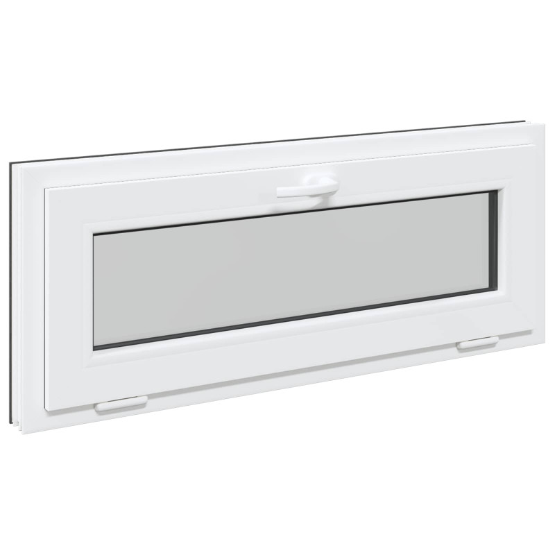 Okno piwniczne RISOR 110 x 40 cm PVC i szkło antracytowy