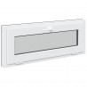 Okno piwniczne RISOR 110 x 40 cm PVC i szkło antracytowy