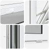 Okno piwniczne RISOR 110 x 40 cm PVC i szkło antracytowy