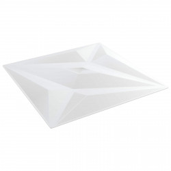 Panele ścienne 12 pcs Biała gwiazda 50 x 50 cm Pianka XPS