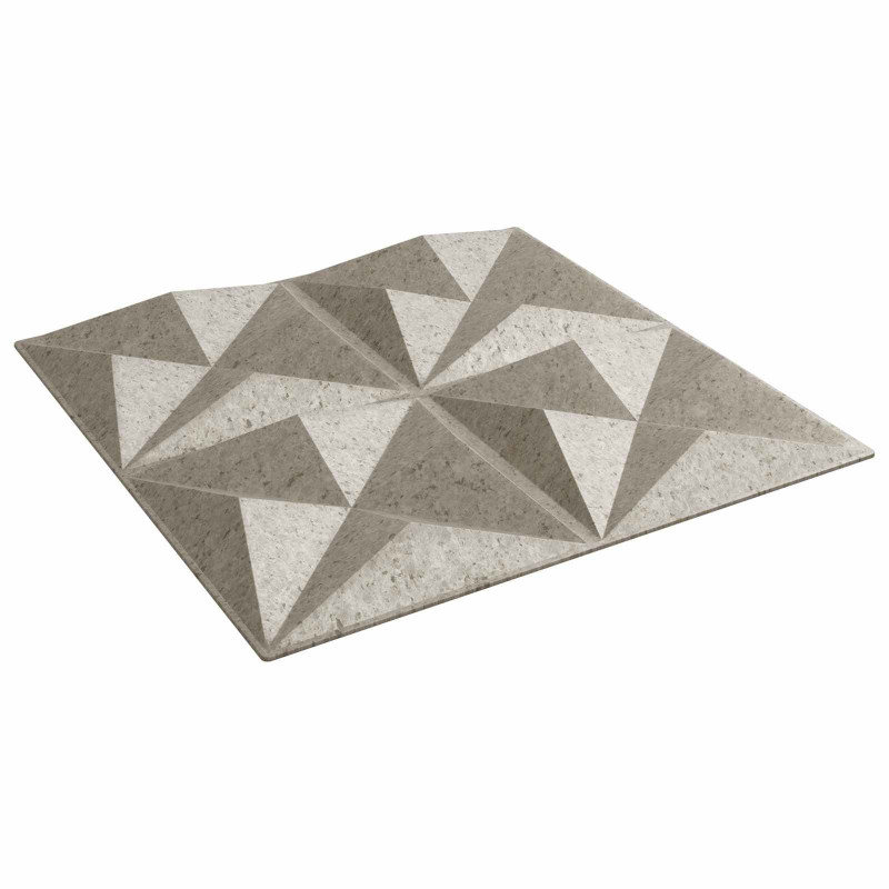 Panele ścienne 48 pcs Beton origami 50 x 50 cm Pianka XPS